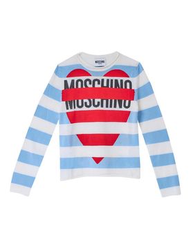 Moschino Maglia Righe Logo