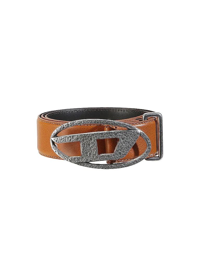Cinturón de cuero marrón 80 - Diesel - FashionsVida