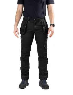 Holster Universal Flex Trouser (Regular) Mens - Black - Size 38 (Waist) - Dickies - FashionsVida