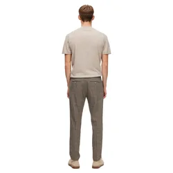 Pantalons De Costume Oasis Linen Slim Fit Dark Sand Melange 52