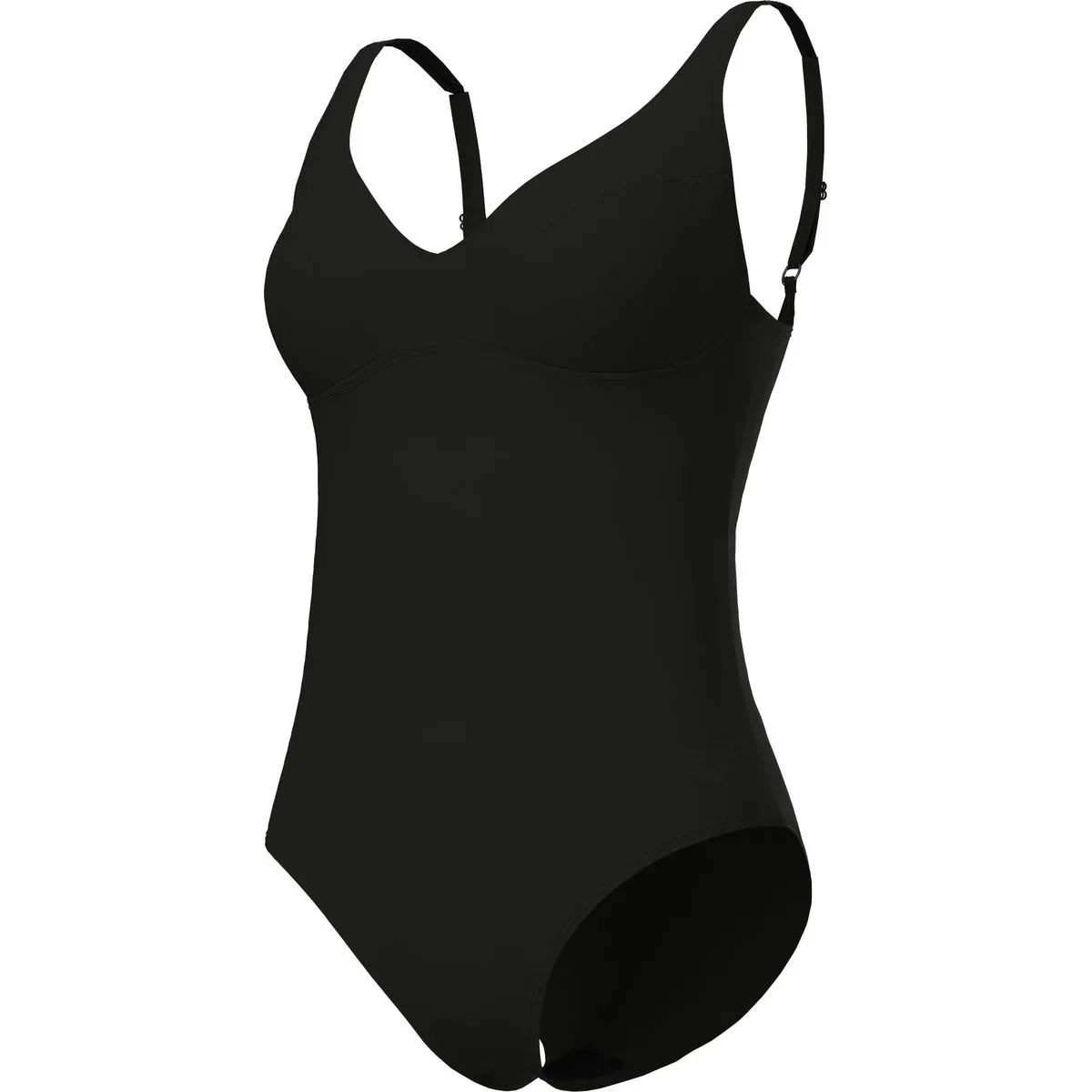 Victoria U Back Solid Damen Badeanzug, schwarz 38 - Arena - FashionsVida