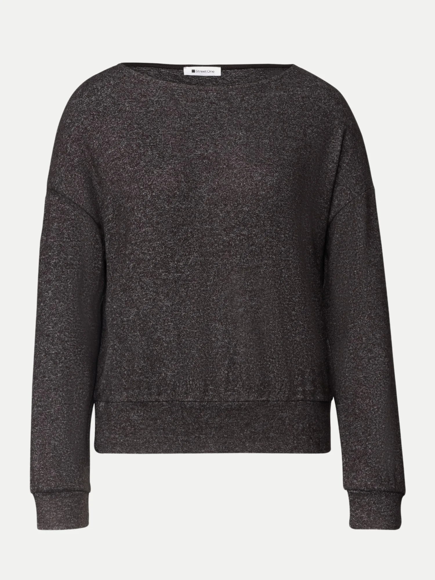 Basic Jerseyshirt Schwarz 38 - Street One - FashionsVida