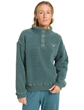 Giacca All Mine Fleece Slate Blue M - Billabong - FashionsVida