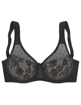 Soutien-gorge minimiseur PERFECT BASIC noir-nougat noir 85H - Lascana - FashionsVida