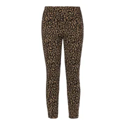 Damen-Schlupfhose „Wild Animal“ M braun
