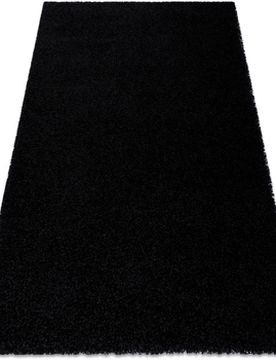 Teppiche Teppich Soffi Shaggy 5cm Schwarz 80x150 Cm 80x150 Cm