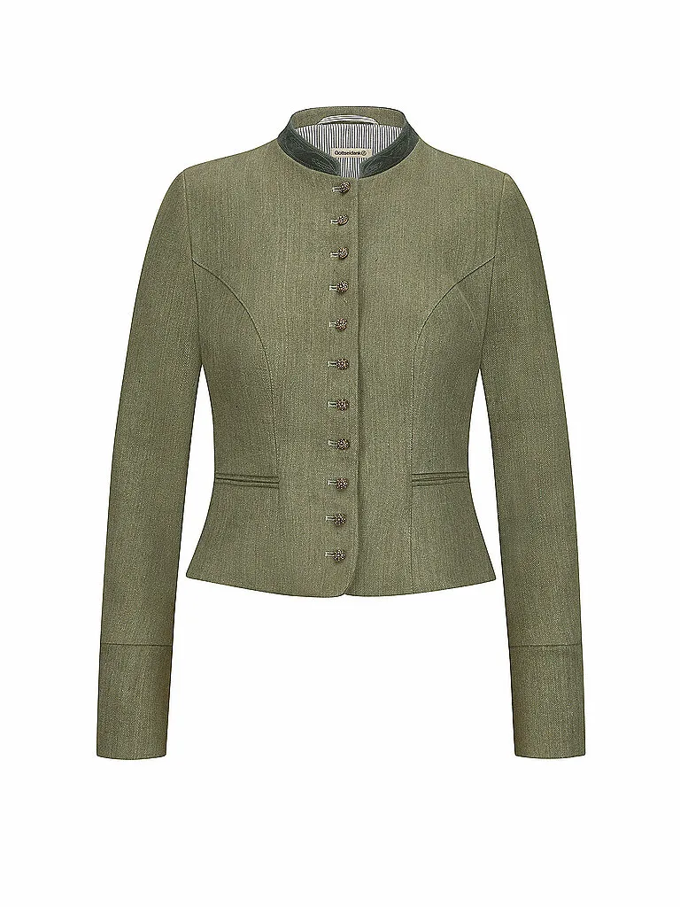 Veste traditionnelle BARBARA vert foncé 40 - Gottseidank - FashionsVida