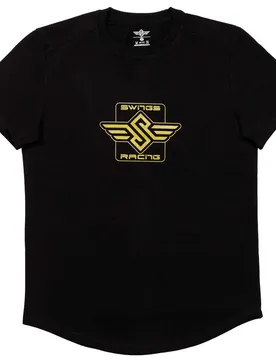 T-shirt à Manches Courtes Racing Black S Homme