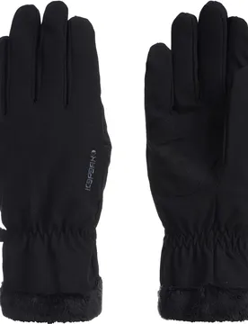 Hanau Damen Fingerhandschuhe, schwarz M