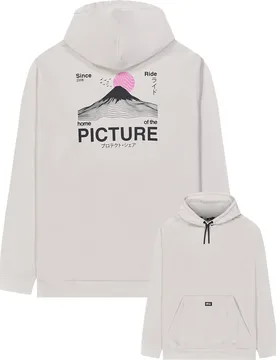 Sweat à capuche - Pluris Hoodie Wind Chime - Taille M - Blanc - Picture Organic Clothing - FashionsVida