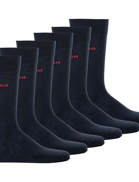 HUGO Calcetines navy / rojo sangre