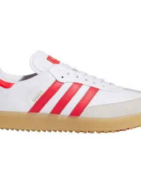 Golf Originals Golfschuhe Unisex Samba, weiss/rot 42_5 - Adidas - FashionsVida