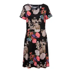 Wendekleid 2 in 1 "Blumen" mehrfarbig S Damen