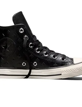 Chuck taylor all star studded leather zapatilla moda mujer Negro (38) - Converse - FashionsVida