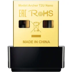 Adaptador inalámbrico Nano USB Archer T2U Nano doble banda AC600