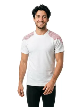 T-shirt à Manches Courtes Food & Care 20082 White / Traffic Red 3XL - MASCOT - FashionsVida
