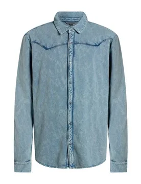 Camisa Hombre Azul profundo S Hombre - John Varvatos - FashionsVida