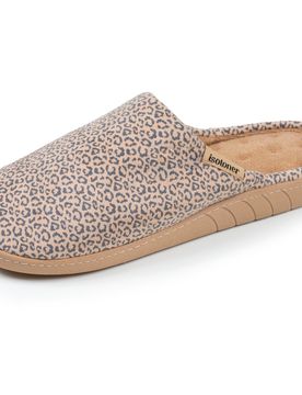 Chaussons mules Léopard beige léopard beige 37