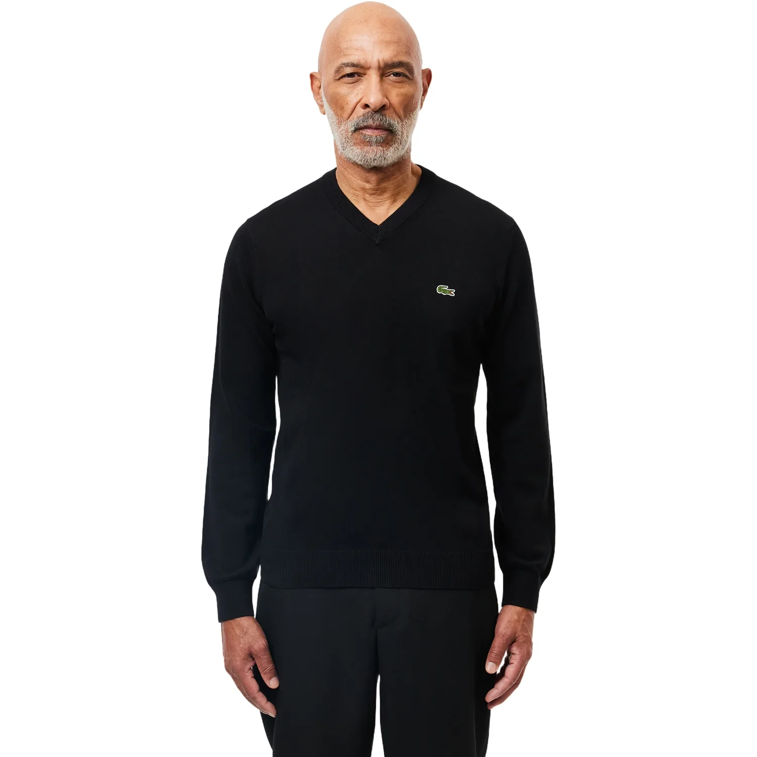 LACOSTE Pullover V-Neck, schwarz m - Lacoste - FashionsVida