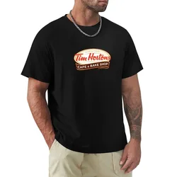 Tim Hortons T-Shirt Plus Size Workout Short Sleeve Top