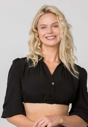 Dirndlbluse Florina (schwarz, Gr. 38) von für Damen, Oberteile, 100% Polyester