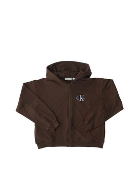 Felpa con cappuccio MARRONE 14