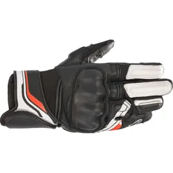 Guanti Moto in Pelle BOOSTER V2 Nero Bianco taglia 3XL