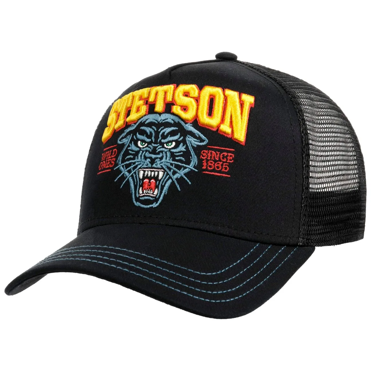 Wild Ones Trucker Cap by - black - Female - Size: One Size - Stetson - FashionsVida
