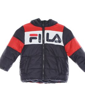 Piumino Bambino Liam Puff Black Iris/true Red/bright White