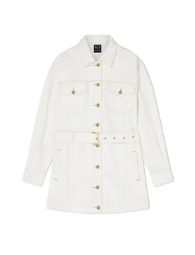 Exchange Giacca Xw00225_af21335 White Denim S - Armani - FashionsVida