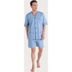 Pijama tela corto sin cuello