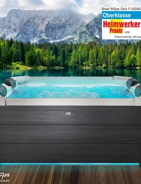 Mspa Whirlpool OSLO 6 Personen mit LED - BRAST - FashionsVida