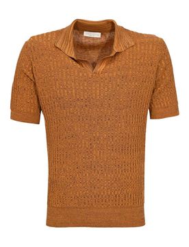 Polo Texturizzata In Cotone