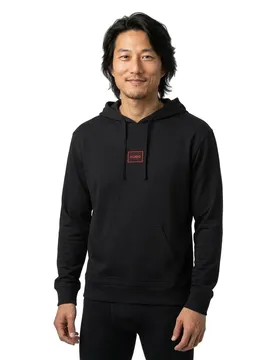 Hugo Felpa Con Cappuccio Laze 10261152 Black M