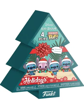 Porte-clés De Poche En Vinyle Boîte Des Fêtes Sapin 2025 Lilo & Stitch 4 Cm 4 Unités Multicolor One Size unisex - Funko - FashionsVida