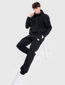 Badge Woven Cargo Pants - Herren, Schwarz - male - Size: M