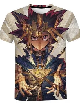 Summer Large T-shirt Casual Fashion Fashion Harajuku Sweatshirt T-shirt New Anime Yu Gi Oh 3D Printed Men's Neutral T-shirt - Aliexpress - FashionsVida