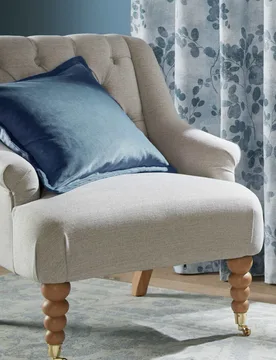 Velvet Hanya Cushion Dark Blue - Laura Ashley - FashionsVida