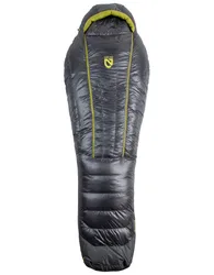Sac de couchage 3 saisons en duvet naturel - Coda Mens 10/20 Goodnight Gray - Taille Long - Gris