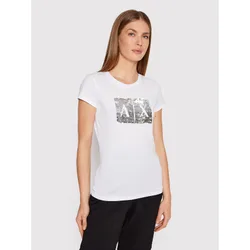 T-Shirt 8NYTDL YJ73Z 6110 Weiß Slim Fit L female