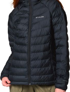 Isolierende Stepp- Und Daundenjacken Powder Lite II Hooded Jacket Black für Damen Größe XS schwarz