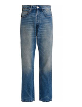 Jeans graphic in denim con stampa
