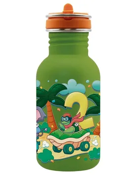 Bouteille Funny Cars 500 Ml Green One Size - Laken - FashionsVida