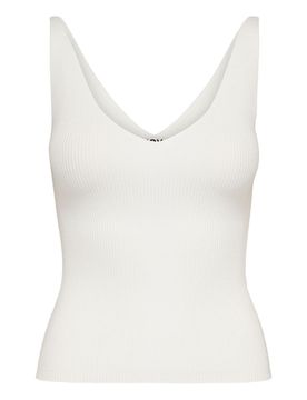 JDY Top de punto 'Nanna' offwhite