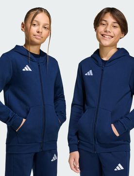 Felpa con cappuccio Entrada26 Full Zip 15-16A Team Navy Blue 2 / White