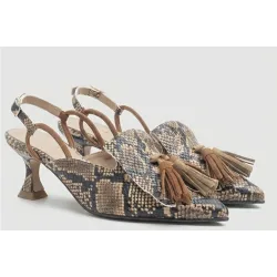 Zapatos de salón de mujer en piel