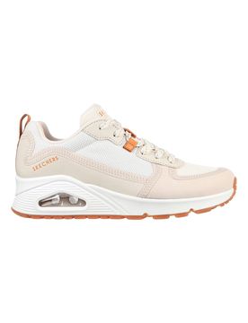 Sneakers beige con suola ad aria e Memory Foam Uno Layover 40