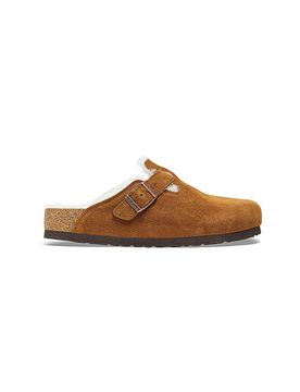 Zuecos BOSTON SHEARLING SUEDE camel 39