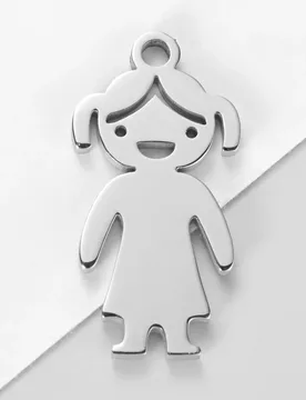 Pcs/Lot Mirror Polish Stainless Steel Boy And Girls Charm for Making Necklace Bracelet Jewelry - Aliexpress - FashionsVida