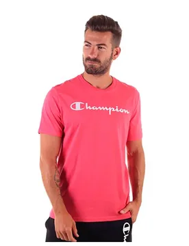 T-shirt à Manches Courtes 214142 Pink L - Champion - FashionsVida